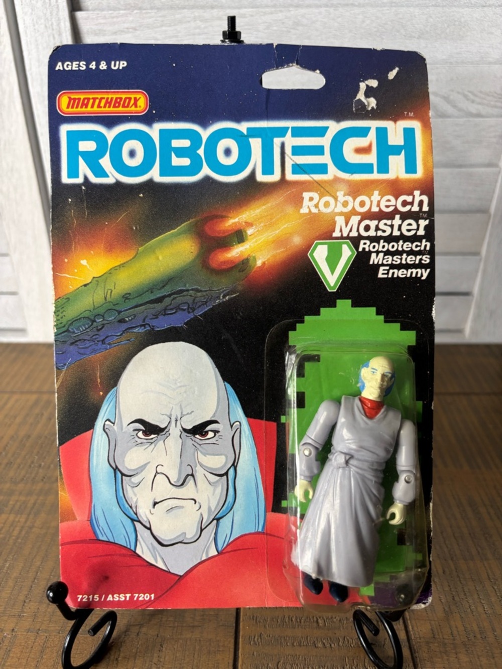 Vintage 1985 Robotech Master Figure Matchbox New on Card Sealed